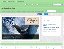 Tablet Screenshot of livehealthyloraincounty.com